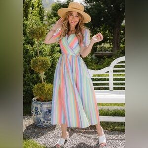 Ivy City Co Dreamsicle Women’s Dress Size Small